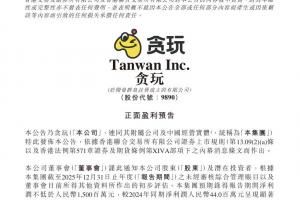 貪玩藍(lán)月公司年利潤(rùn)超15億！創(chuàng)最好業(yè)績(jī)記錄