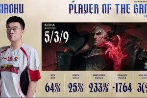 春天該叫我虎大將軍！xiaohu烏鴉能打能扛助隊取勝拿下第二局MVP！