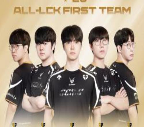 LCK公布年度最佳陣容：一陣為Gen.G全隊！Faker、Guma進入三陣