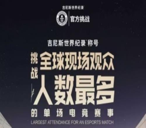 七萬人KPL挑戰(zhàn)“全球現(xiàn)場觀眾數(shù)最多的單場電競賽事”世界紀(jì)錄