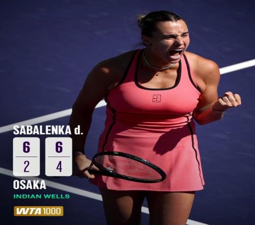 薩巴倫卡完勝大坂直美晉級八強賽后發(fā)布會炮轟強制參賽制度