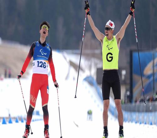 米蘭冬殘奧會冠軍余爽：他是我的眼，我們是一個人