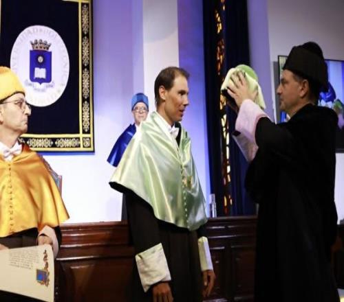 納達(dá)爾獲馬德里理工大學(xué)榮譽(yù)博士學(xué)位