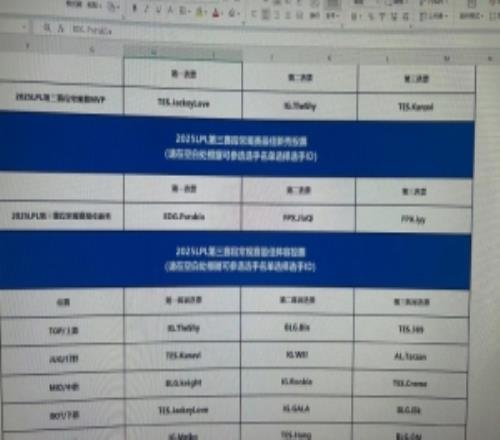 毛毛分享最佳陣容投票：MVP阿水一陣TSKanavi左手JKLMeiko