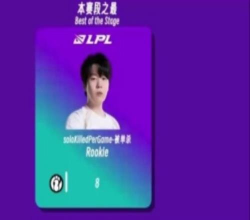 LPL第三賽段數(shù)據(jù)之最：GALAKDA總擊殺等六項(xiàng)第一Rookie高被單殺