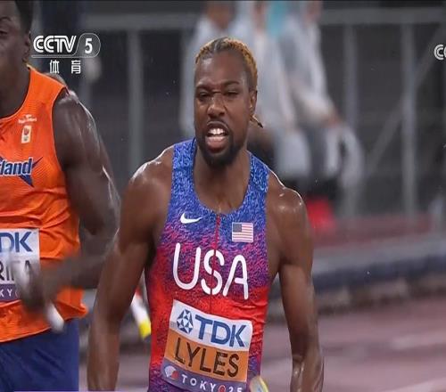 男子4x100米接力：美国队37秒29夺冠，加拿大队收获银牌