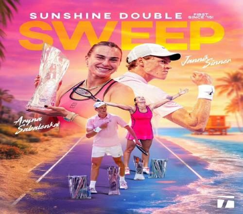 辛納薩巴再次神同步，雙雙包攬陽光雙賽！