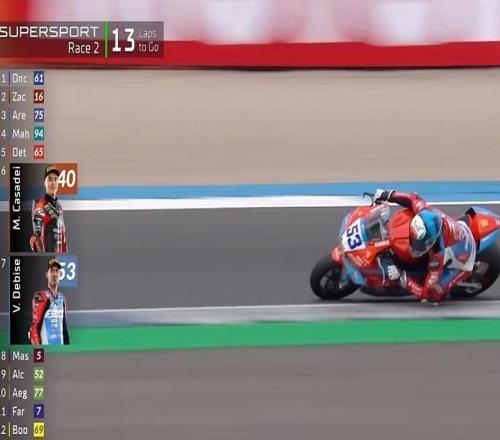 比賽突然提前結(jié)束，張雪機(jī)車(chē)WSBK荷蘭站第二回合正賽第七名