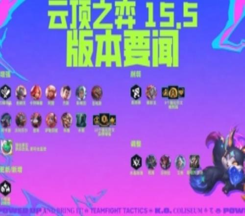國(guó)服云頂15.5版本改動(dòng)公告：小怪獸重做、全英雄果實(shí)調(diào)整