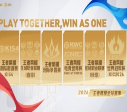 王者荣耀公布2026年国际赛事:六场国际赛从区域赛场到世界之巅