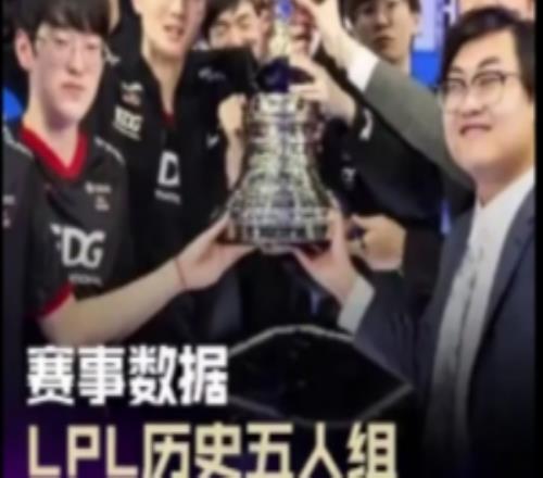 LPL歷史五人組出場數(shù)TOP10：19FPX第三，21EDG第一