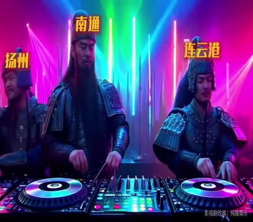 曹操唱DJ！盐城文旅是这样宣传苏超的，太抽象了