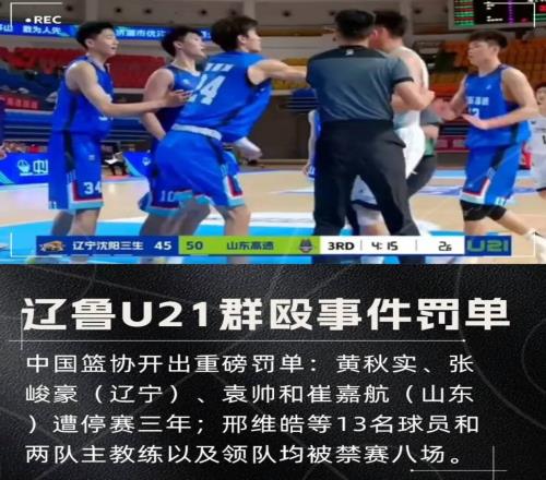 继U21大规模冲突后！中国篮球又出丑闻，10名球员发出联名信