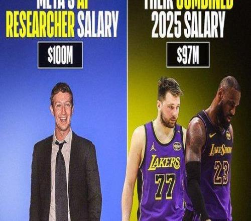 NBA球星挣钱干不过AI人才！东詹新赛季薪水总和不如硅谷AI研究员