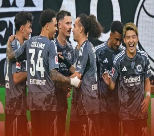 对轰神仙局！法兰克福64门兴法鹰连进6球后门兴连入4球