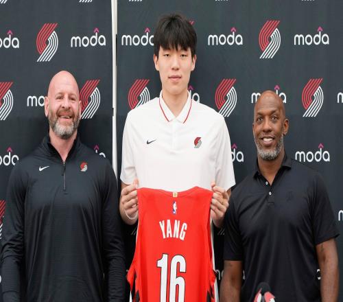 杨瀚森：希望未来开拓者打中国赛，所有老乡可以看我打球