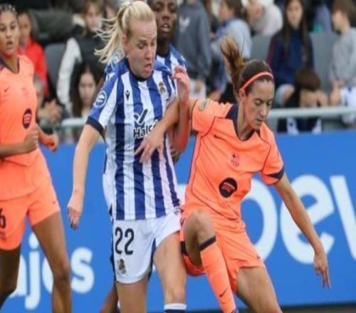 世体：巴萨女足客场告负，终结两年半联赛客场不败纪录