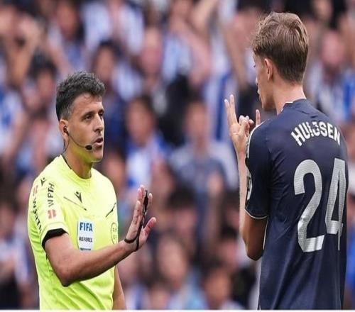 希尔曼萨诺将执法皇马和毕包比赛，此前罚下赫伊森曾引争议