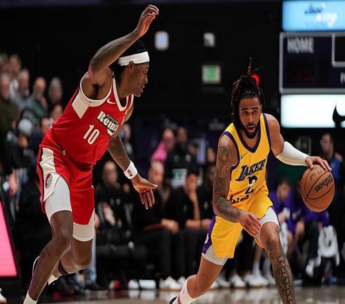 打爆开拓者二队！湖人二队后场新秀估计会引起NBA球队的关注