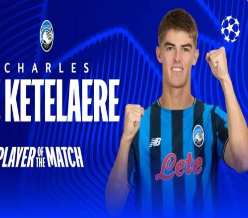 官方：德凯特拉雷当选亚特兰大vs切尔西全场最佳球员