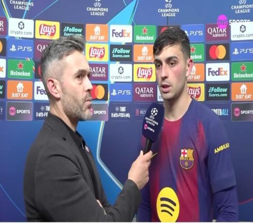 佩德里：还有2场欧冠联赛要尽可能多拿分我们都很爱阿劳霍