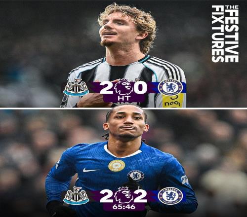 02到22，切尔西第四次英超客场半场落后2+球仍不败