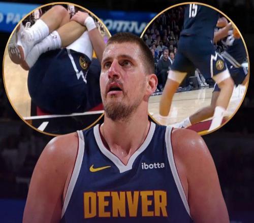 膝盖变形！约基奇被误伤+首发4人受伤，掘金天塌了，西部格局再变