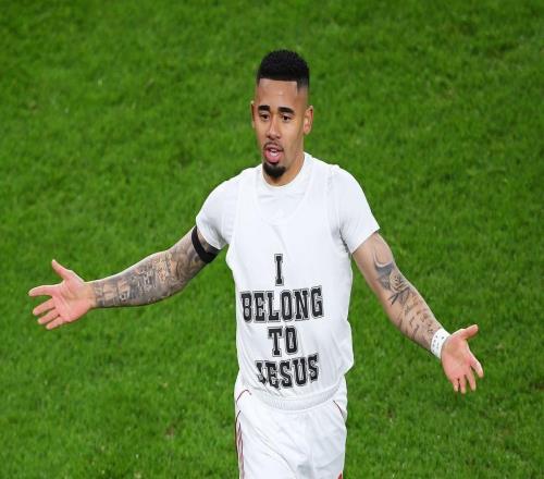 伦敦足球：根据英足总相关规定，热苏斯或因展示宗教标语受罚