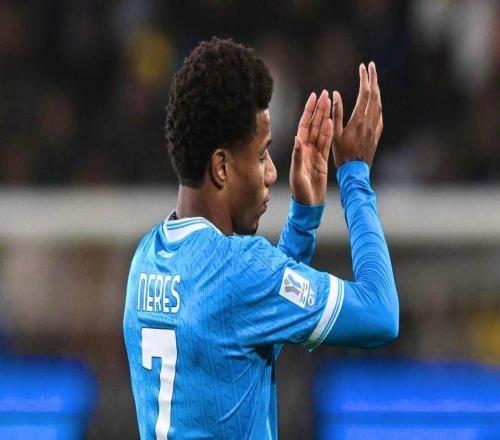 斯基拉：内雷斯脚踝问题依然存在，很可能缺席与国米比赛