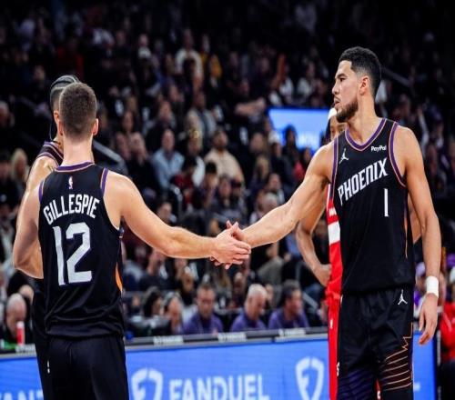 布克打铁17+3+8，米德尔顿8中1拖后腿，太阳双杀奇才11战豪取9胜