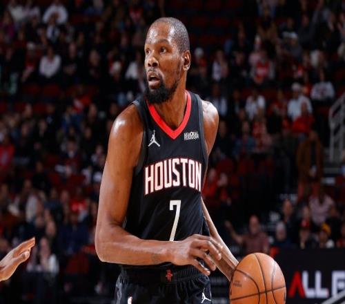 火箭双核杜兰特申京66+17导逆转阿杜三分升历史第十迎里程碑