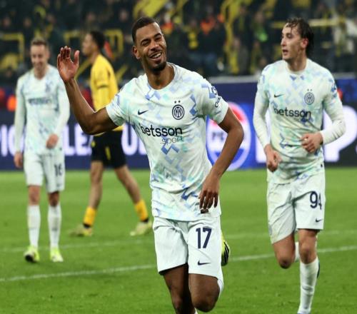 欧冠8战5胜，国米排名第10，意甲0队直接晋级，3队踢附加赛