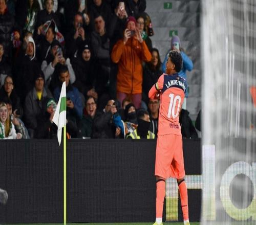 巴萨西甲50次对阵埃尔切打进100球，仅次于皇马和马竞