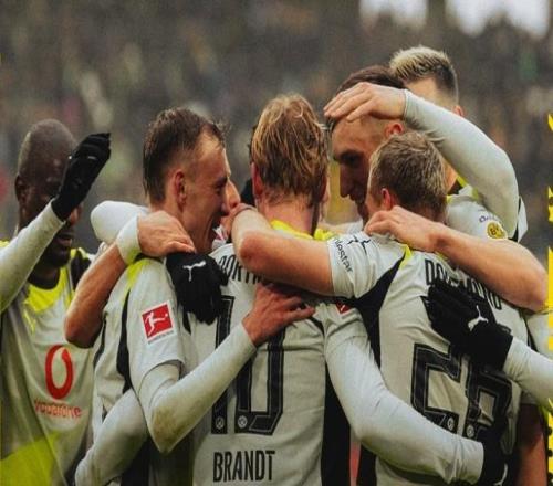 只差拜仁3分，多特达成德甲5连胜+连续14轮不败