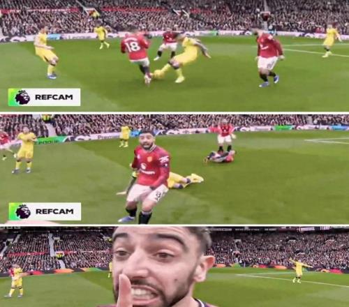 曼联球星激烈施压裁判瞬间引爆网络