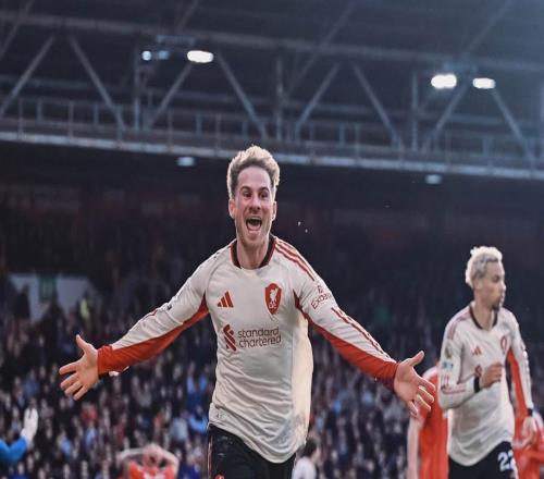 第97分钟绝杀，麦卡利斯特当选与森林一役利物浦队内最佳球员