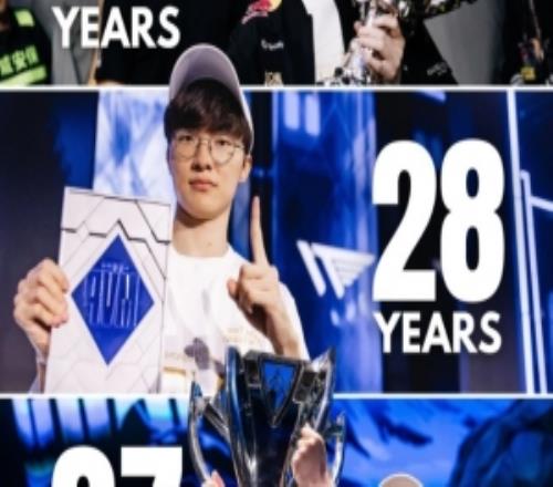 外媒统计：Faker打破最年长世界赛冠军纪录，此前纪录也是他