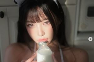 韩版《完蛋美女》演员晒照：要喝牛奶吗