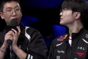 Faker赛前调侃：Ruler头发是长长了一些，浇了很多水吧