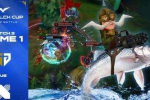 太抽象了LCK官方发布GEN与DRX赛果封面：光头Ruler骑鱼飞机