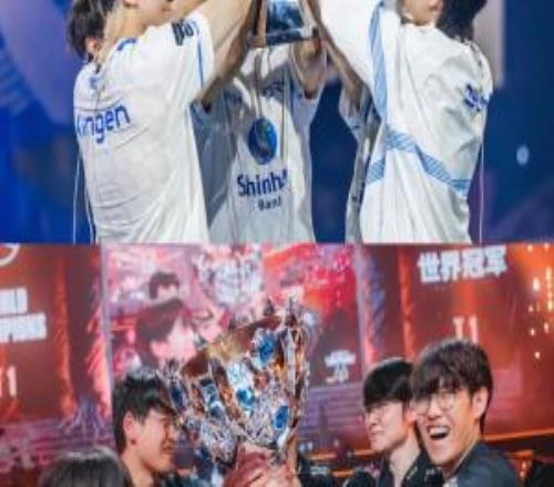 赛事官方分享DRX、T1夺冠图：两支从入围赛打起的冠军队伍