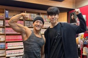 韩国只有这一个健身房嘛健身教练分享和TheShy合照