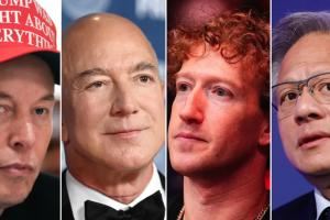 特朗普上任一年美国四位科技大佬财富涨2万亿马斯克财富增长52%领跑