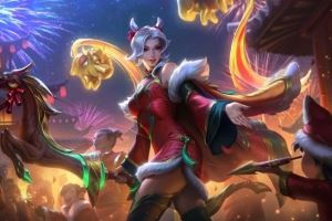 LOL发布春节主题皮肤原画：爆竹一声响，峡谷迎新春