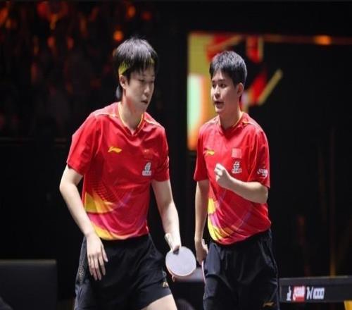 王楚钦林诗栋30战胜徐瑛彬袁励岑，晋级中国大满贯男双四强