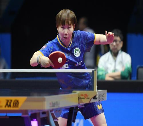 十五运澳门朱雨玲闯入乒乓球女单四强，将与孙颖莎争夺决赛权