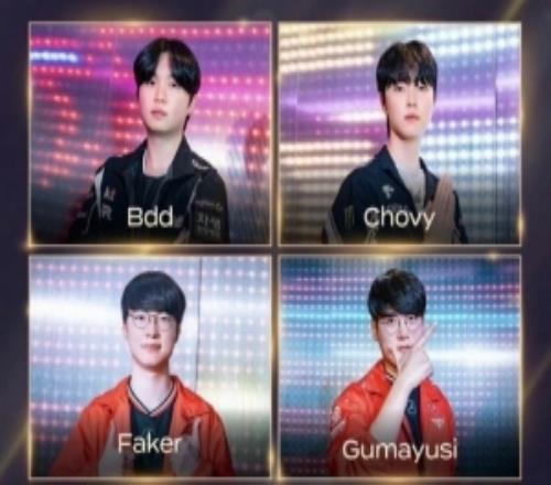 LCK年度最佳选手入围提名：BDD、Faker、Chovy、Gumayusi